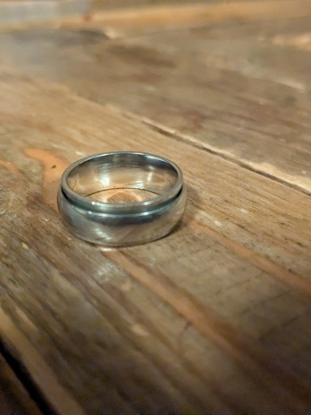 Stainless Spinner Fidget Ring 8